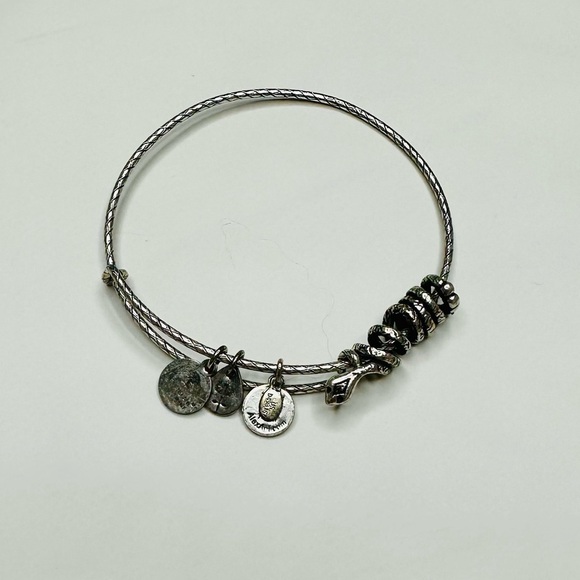 Alex and Ani Jewelry - Alex & Ani Snake Charm Expandable Bangle Bracelet
